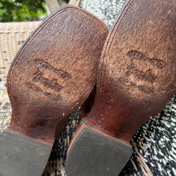 Women's Macie Bean Rose Garden Embroidered Western Leather Boots - Picture 3 of 6